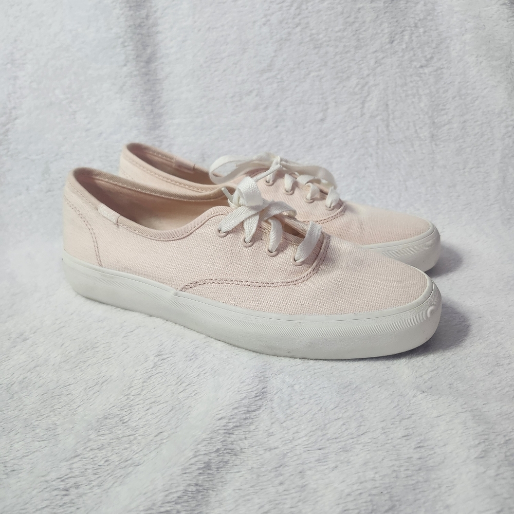KEDS Women's Champion Lace Up Casual Shoes Blush Pink Size 7